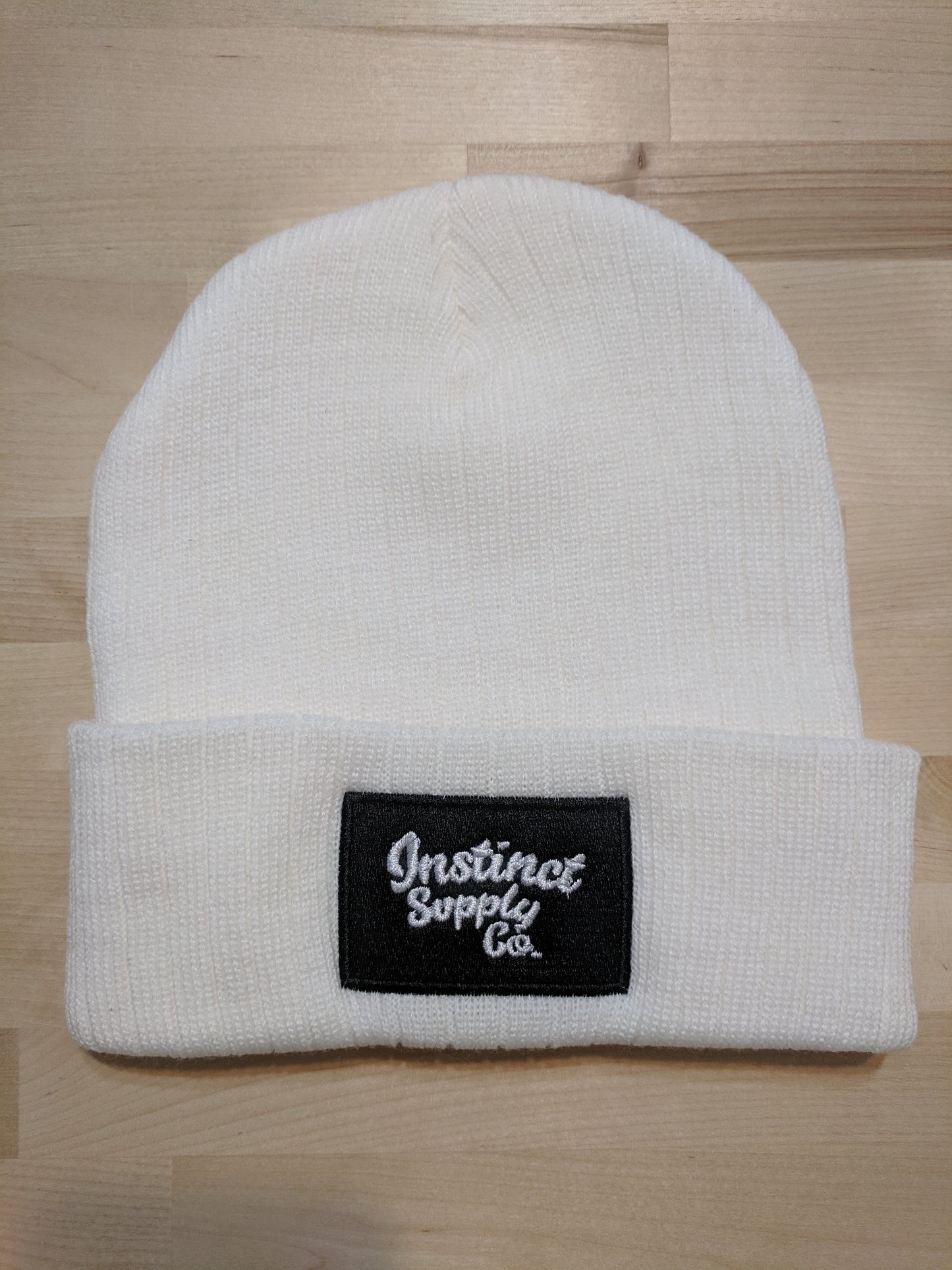 Logo Ribbed Cuff Beanie