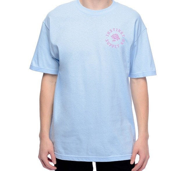 Rose Crest Classic T-Shirt Light Blue